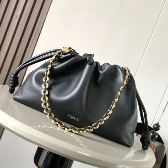 Loewe Flamenco Purse Black Shoulder Bag