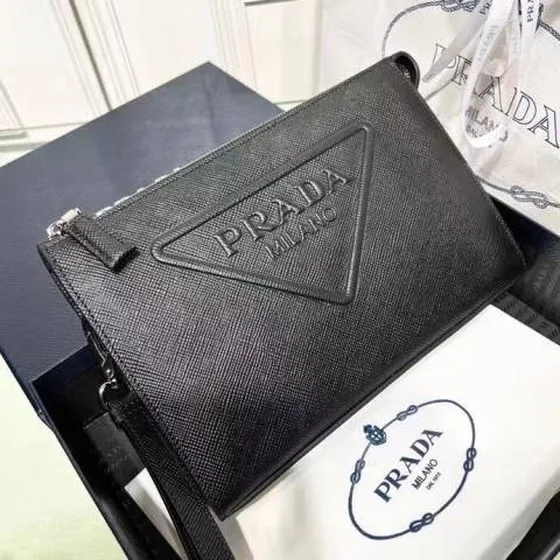 Prada 2VF039 Black 25 17 5cm crossbody