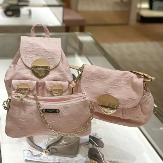 Louis Vuitton Valisette Pink Backpack