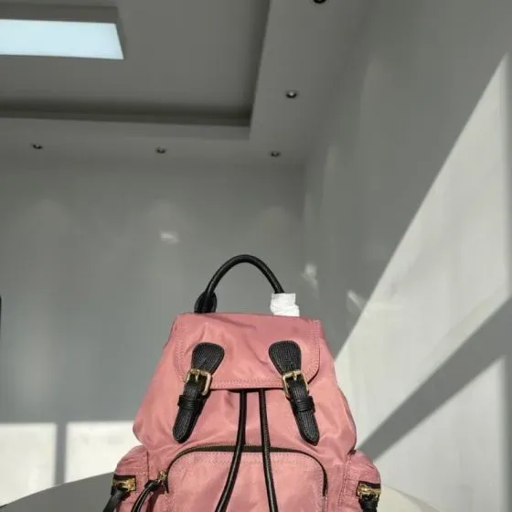 Burberry The Rucksack Backpack Pink Backpack