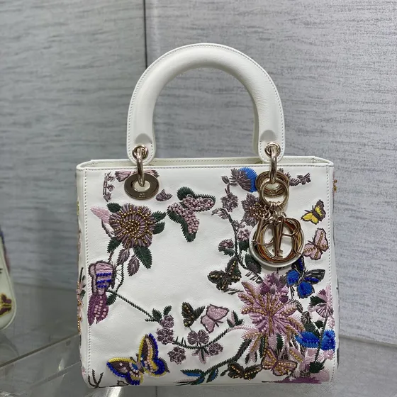 Dior Lady Dior Wit Bovenhandgreep