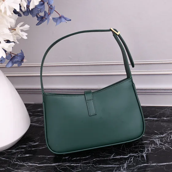 YSL Le 5 À 7 Skuldertaske Dark Grøn Skuldertaske