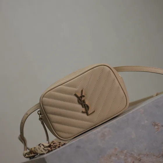 YSL Lou Belt Bag Beige Belt Bag