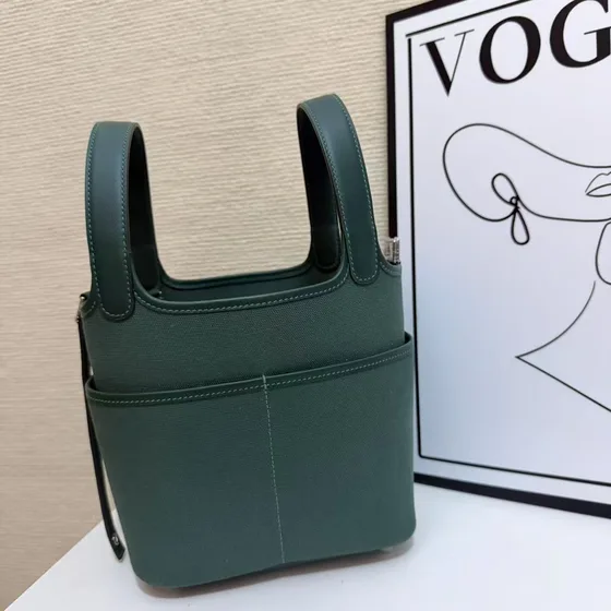 Hermes Picotin Cargo Dark Green Top Handle
