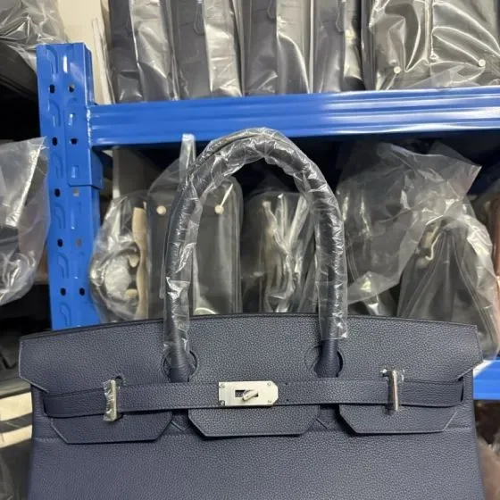 Hermes Birkin Dark Blue Top Handle