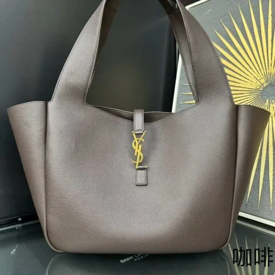 YSL Le 5 7 Soft Tote Bag Coffee Shoulder Bag