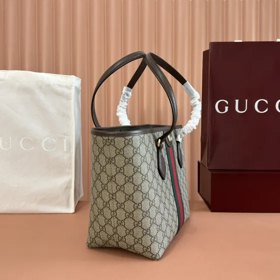 Gucci Ophidia Gg Small Bolsa tote Bege/Ebony Bolsa tote