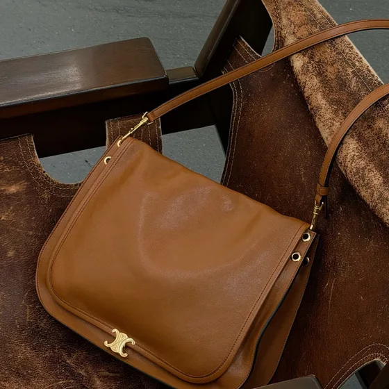 Celine Triomphe Marron Sac épaule