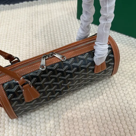 Goyard Saint Martin Bag Brown And Black Shoulder Bag