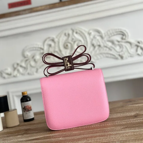 Hermes Constance Rosa Crossbody