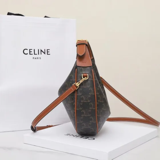 Celine Heloise Bag Dark Coklat Hobo