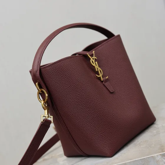 YSL Le 37 Burgund Skuldertaske