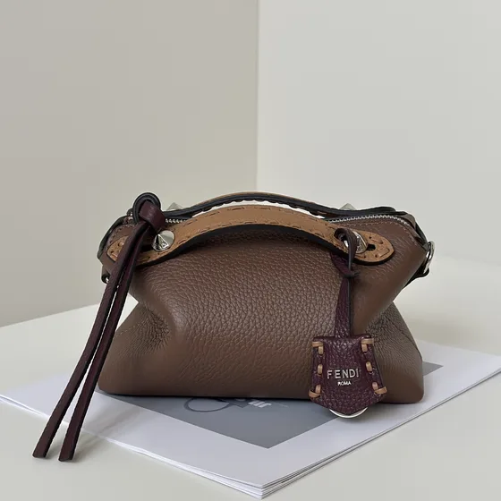 Fendi By The Way Mini Brown Top Handle