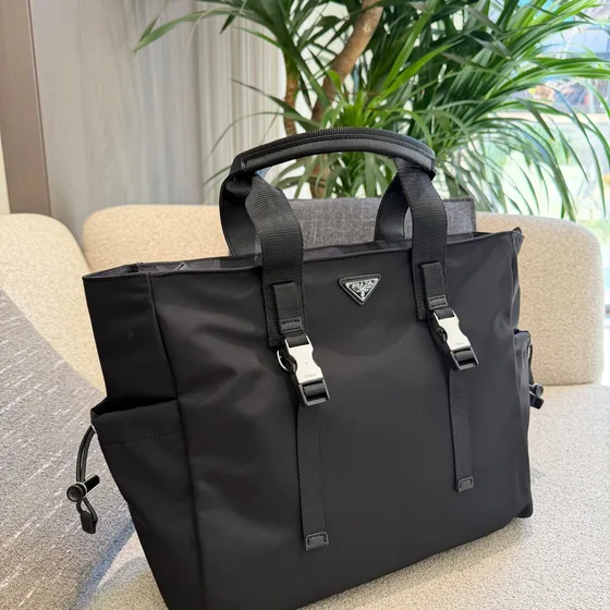 Prada Re-Nylon Tote Bag Black Tote Bag