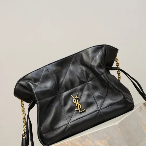 YSL Jamie 4.3 Pochon Preto Bolsa de ombro