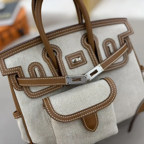 Hermes Birkin 25 Cargo Beige Brown 25cm Top Handle
