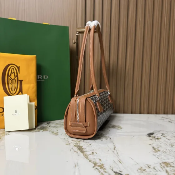 Goyard Saint Martin Bag Sort And Tan Skuldertaske