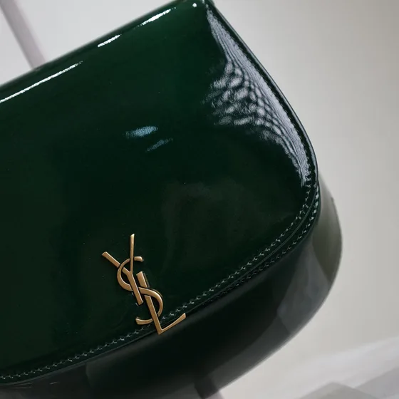 YSL Voltaire Tophåndtag Dark Grøn Skuldertaske