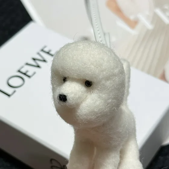Loewe Bichon Frise Charm Белый Мешочек