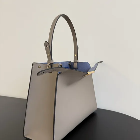 Fendi Peekaboo Grey Top Handle