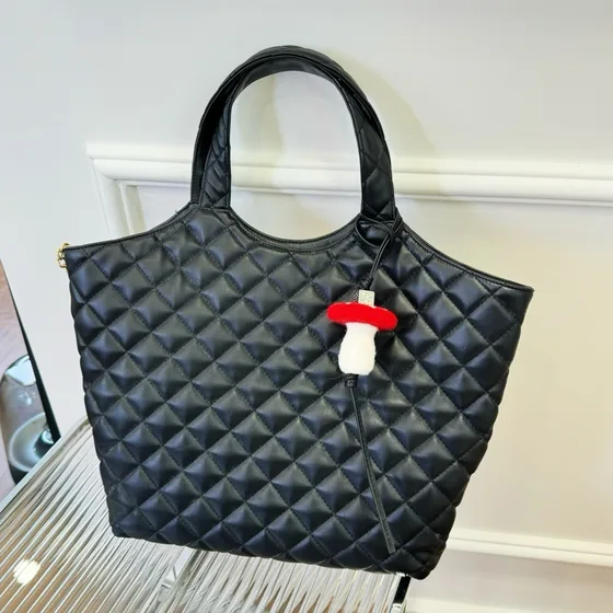Loewe Mushroom Felt Charm Rouge/Blanc Pochette