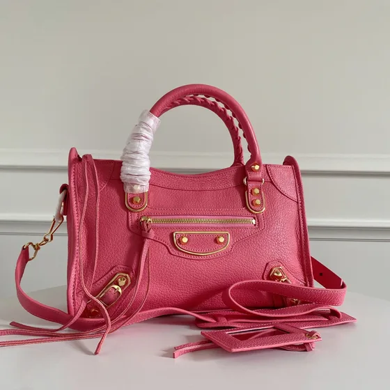 Balenciaga City Bag Hot Pink Top Handle
