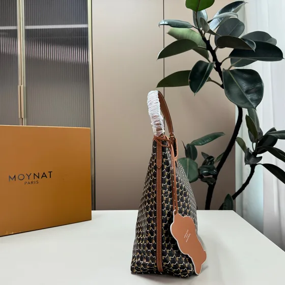 Goyard Oh! Tote Lærred Mm Sort/Tan Hobo