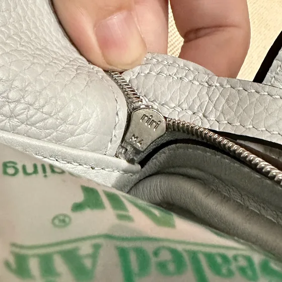 Hermes White Pouch