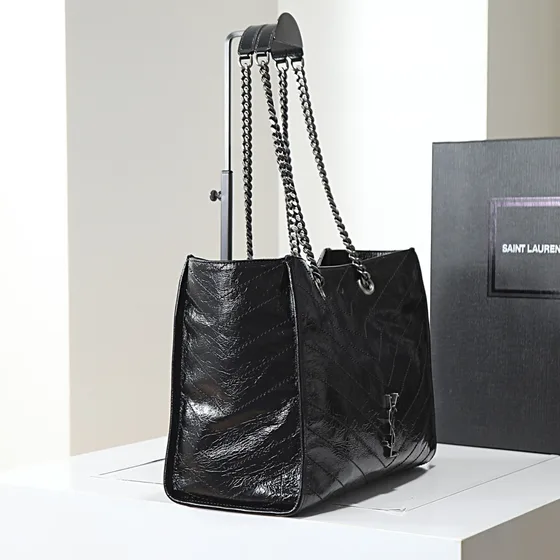 YSL Niki Shopping Tote Zwart Tote tas