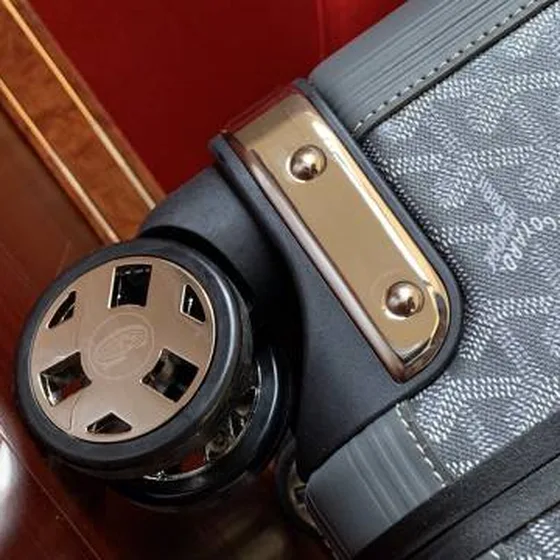Goyard suitcase رمادي travel رمادي Goyardine