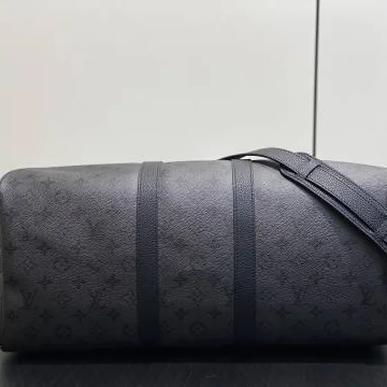 Louis Vuitton Keepall Bandouli re 45 Negro Monogram Midnight 45cm travel