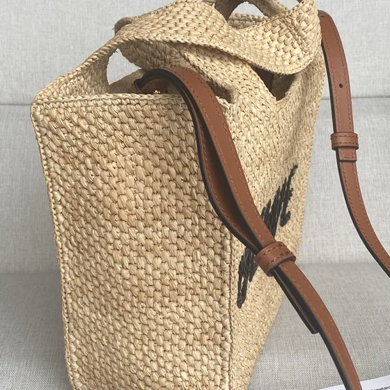 Loewe Loewe Font Tote Beige Shoppertasche