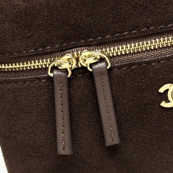 Chanel Vanity Case Dark Brun Vanity