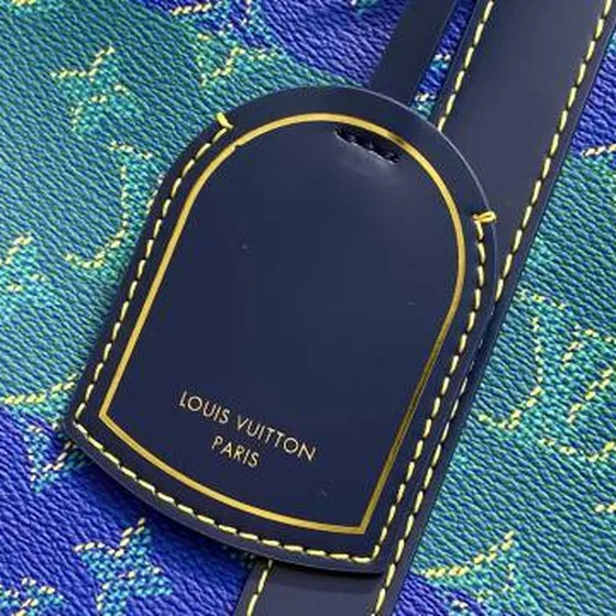 Louis Vuitton Keepall Bandouli re 50 Blå Grønn Monogram 50cm travel