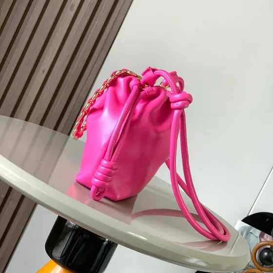 Loewe Bounce Bag Hot Pink Top Handle