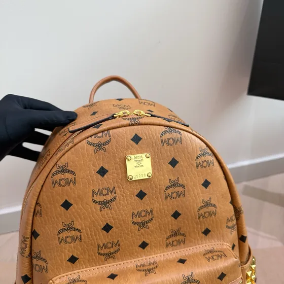 MCM Stark Rygsæk Cognac Rygsæk