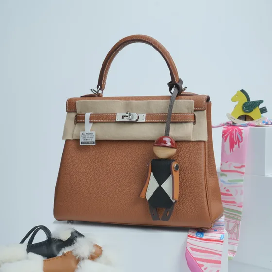 Hermes Kelly Coklat Top Handle