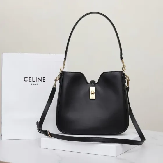 Celine Camille 16 Soft Black Shoulder Bag