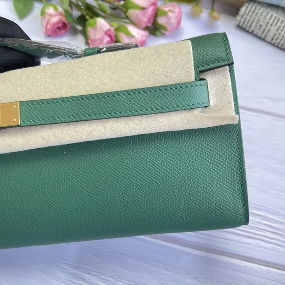 Hermes Kelly Cut Verde Riñonera