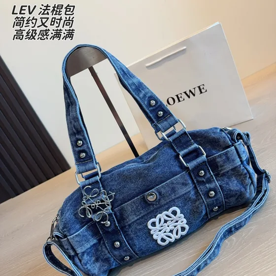 Loewe Lev Bleu Sac épaule