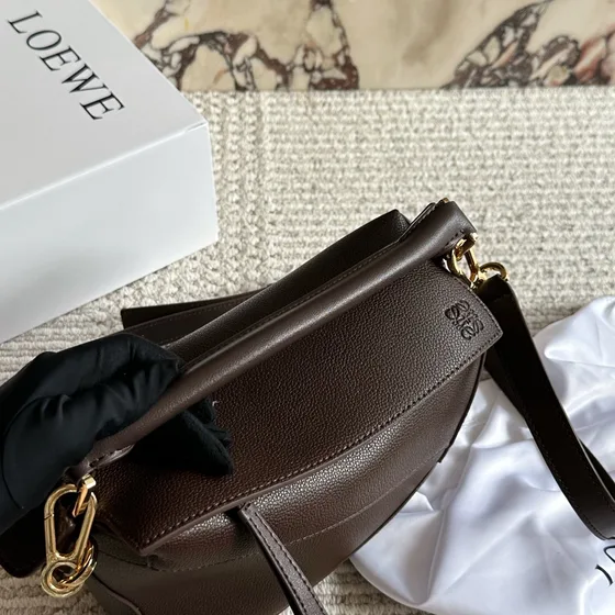 Loewe Puzzle Edge Bag Dark Brun Crossbody