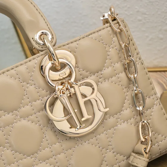 Dior Lady D-Joy Beige Tophåndtag