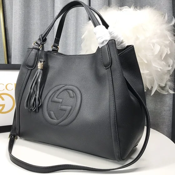 Gucci Soho Bolsa de ombro Preto 25x29x16cm Bolsa de ombro
