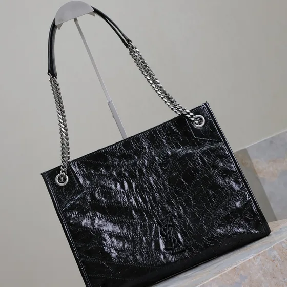 YSL Niki Shopping Tote Black Tote Bag