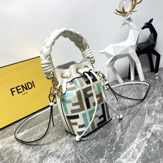 Fendi Mon Tresor Wit Meerkleurig Bovenhandgreep