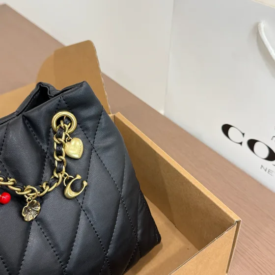 Coach Jade Bucket Bag (Tanabata Limited Edition) أسود Crossbody