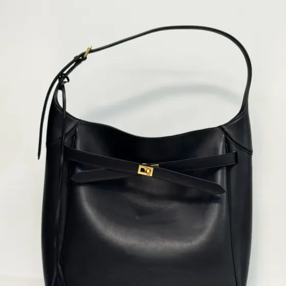 Balenciaga Medusa 95 Large Hobo Bag Black Hobo