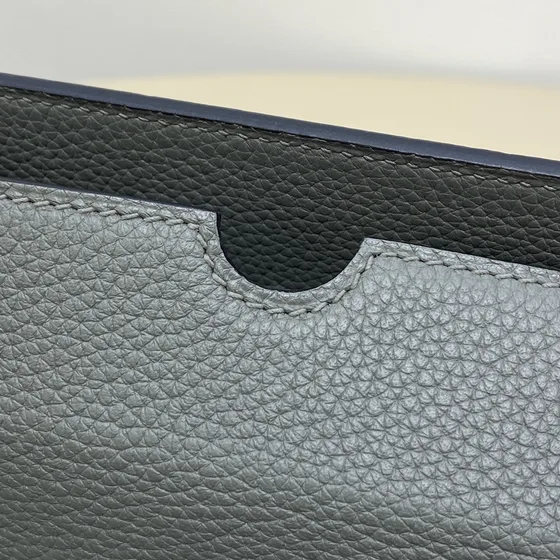 Hermes Videpoches สีเทา Crossbody