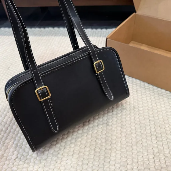 Coach Swing Zip Bag Schwarz Schultertasche