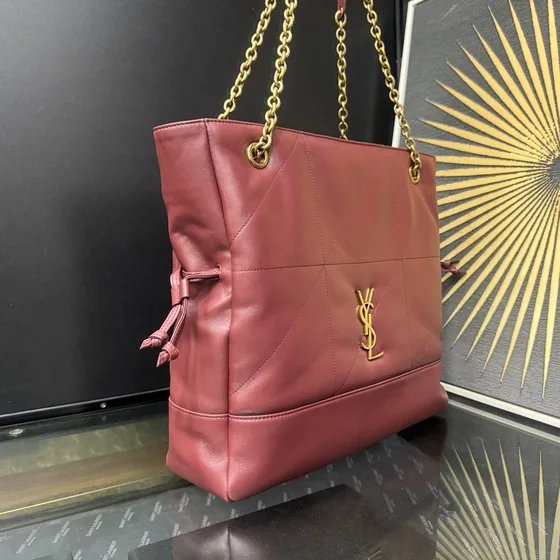 YSL Jamie Shopping Tote Bordô Bolsa tote